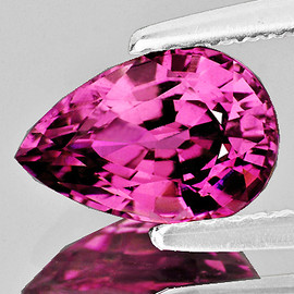 7x5 mm Pear Extreme Brilliancy Natural Hot Pink Mahenge Spinel {Flawless-VVS}--AAA Grade