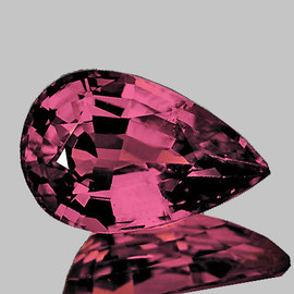 6x4 mm Pear Extreme Brilliancy Intense Padparadscha Pink Mahenge Spinel {Flawless-VVS)--AAA Grade