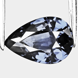 7x5 mm { 0.77 cts } Pear AAA Fire Natural Titanium Spinel {Flawless-VVS}