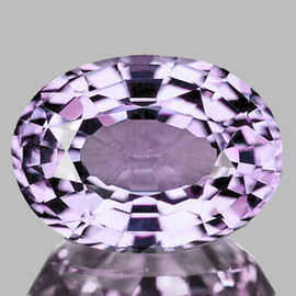 7x5.5 mm { 1.22 cts } Oval Extreme Brilliancy Natural Lavender Purple Spinel Natural {Flawless-VVS}