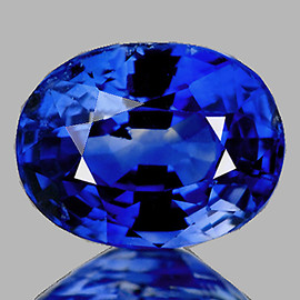 6x5 mm { 0.76 cts } Oval AAA Fire Intense AAA Ceylon Blue Sapphire Natural (Flawless-VVS)--AAA Grade
