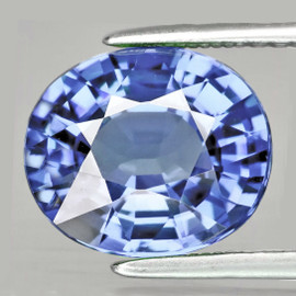 6x5 mm { 0.73 cts } Oval AAA Fire Natural Ceylon Blue Sapphire (Flawless-VVS)