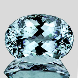 9x7 mm { 1.61 cts } Oval Brilliant Cut Extreme Brilliancy Natural Santa Maria Blue Aquamarine {Flawless-VVS}--AAA Grade