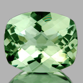 14x12 mm 1pc Cushion Checker AAA Fire Natural Green Amethyst {Flawless-VVS1}
