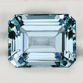9x7 mm { 2.15 cts } Octagon Emerald Cut Best AAA Neon Natural Santa Maria Blue Aquamarine {Flawless-VVS}--AAA Grade