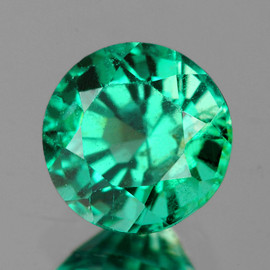 4.20 mm Round AAA Fire Premium Blue Green Emerald Natural { VS-SI }--AAA Grade