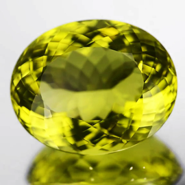 32x26 mm { 88.70 cts } Oval Brilliant Cut Best AAA Fire Intense Green Gold Lemon Quartz Natural {Flawless-VVS1}--AAA Grade
