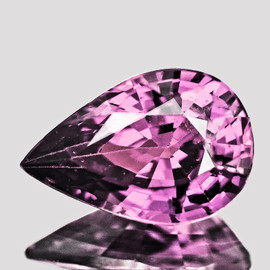 8x5.5 mm { 1.13 cts} Pear AAA Fire Natural AAA Pink Sapphire Madagascar {Flawless-VVS}--AAA Grade