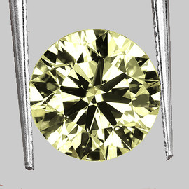 2.80 mm 1 pc Round  Brilliant Cut Extreme Brilliancy Natural Canary Yellow Diamond {Flawless-VVS }--AAA Grade