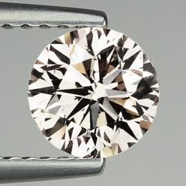 3.40 mm { 0.16 cts} Round Brilliant Cut Extreme Brilliancy Natural Bright Champagne Diamond ( C1 ) {VVS}--AAA Grade