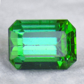 6.5x5 mm { 1.04 cts } Octagon Emerald Cut Best AAA Neon Natural Green Tourmaline Afghanistan { Flawless-VVS }--AAA Grade