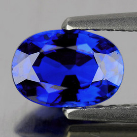 7x5 mm { 1.07 cts} Oval AAA Fire Natural Royal Blue Sapphire {VVS}--AAA Grade