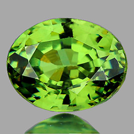 5x4 mm { 0.52 cts } Oval AAA Fire Rainbow Sparkles AAA Green Demantoid Garnet Natural { Flawless-VVS }--AAA Grade