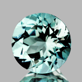 6.00 mm 1 pc Round Brilliant Cut Best AAA Fire Natural Green Blue Aquamarine {Flawless-VVS}
