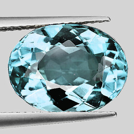 7.5x5.5 mm Oval Brilliant Cut AAA Fire Natural Paraiba Blue Apatite {Flawless-VVS}