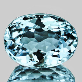 8.5x7 mm { 1.57 cts } Oval Brilliant Cut Extreme Brilliancy Natural Paraiba Blue Apatite {Flawless-VVS}--AAA Grade