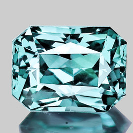 8x6 mm { 1.74 cts} Octagon Radiant Cut AAA Fire AAA Paraiba  Blue Apatite Natural {Flawless-VVS}--AAA Grade