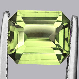 5x4 mm { 0.60 cts} Octagon Emerald Cut AAA Neon Natural Yellow Green Chrysoberyl {Flawless-VVS}