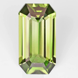 6x3 mm { 0.52 cts} Octagon Emerald Cut AAA Neon Natural Yellow Green Chrysoberyl {Flawless-VVS}
