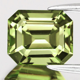 5x4 mm { 0.50 cts} Octagon Emerald Cut AAA Neon Natural Yellow Green Chrysoberyl {Flawless-VVS}