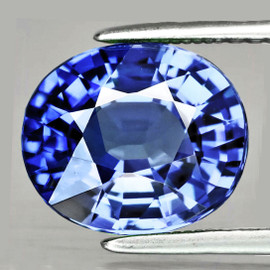 5.5x4.5 mm { 0.63 cts } Oval AAA Fire Natural AAA Ceylon Blue Sapphire {Flawless-VVS}