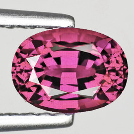7x5 mm { 1.00 cts} Oval AAA Fire Intense Deep Pink Sapphire Natural {Flawless-VVS}--AAA Grade