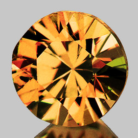 4.00 mm 1 pc Round Brilliant Machine Cut Extreme Brilliancy Natural AAA Fanta Orange Sapphire {Flawless-VVS}--AAA Grade