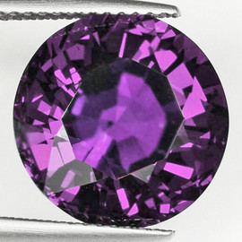 5.00 mm Round AAA Fire Intense Purple Sapphire Natural {Flawless-VVS}