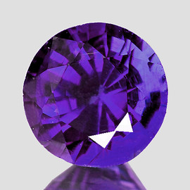 4.00 mm Round AAA Fire Intense Blue Purple Sapphire Natural {Flawless-VVS}
