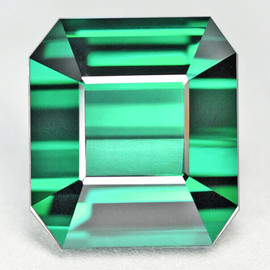 6.00 mm { 1.80 cts } Octagon Emerald Cut Best AAA Neon Natural Blue Green Tourmaline Afghanistan { Flawless-VVS }--AAA Grade