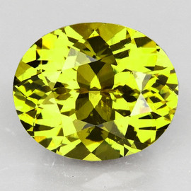 7x6 mm { 1.33 cts} Oval Brilliant Cut Extreme Brilliancy Premium AAA Yellow Mali Garnet Natural {Flawless-VVS}--Premium Grade
