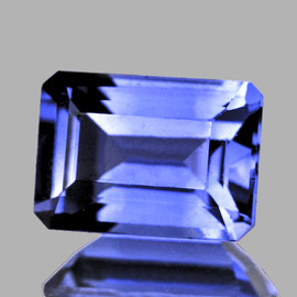 6x4 mm 1 pcs Octagon Emerald Cut AAA Fire Natural Purple Blue Tanzanite {Flawless-VVS1}
