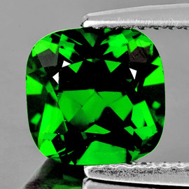 6.00 mm 1 pc Cushion AAA Fire Intense Chrome Green Diopside Natural  {Flawless-VVS1}--AAA Grade