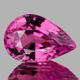6x4 mm Pear AAA Fire Intense Pink Sapphire Natural {Flawless-VVS}--AAA Grade