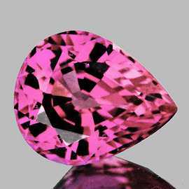 5x4 mm 1 pc Pear Best AAA Fire Intense AAA Pink Sapphire Natural {Flawless-VVS}--AAA Grade