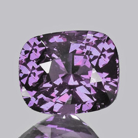 5.5x4.5 mm { 0.71 cts} Cushion Natural Vivid Purple Spinel {Flawless-VVS}