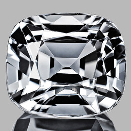 5.00 mm ( 0.71 cts ) Cushion Extreme Brilliancy Titanium Gray Spinel Natural {Flawless-VVS}--AAA Grade