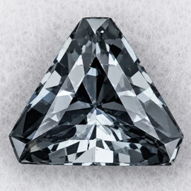 7x5.5 mm { 0.64 cts } Triangle Fancy AAA Fire Titanium Gray Spinel Natural {Flawless-VVS}--AAA Grade