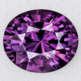 6x5 mm { 0.94 cts } Oval AAA Fire Intense Purple Spinel Natural {Flawless-VVS}