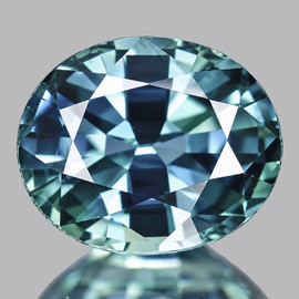 6x5 mm { 0.80 cts } Oval AAA Fire Teal Blue Green Sapphire Natural {Flawless-VVS}--AAA Grade