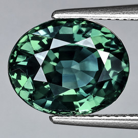 6x5 mm { 0.73 cts } Oval AAA Fire Teal Green Sapphire Natural {Flawless-VVS}--AAA Grade