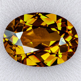 9x7 mm { 1.83 cts} Oval Brilliant Cut AAA Fire Intense Golden Yellow Mali Garnet Natural {Flawless-VVS}--AAA Grade