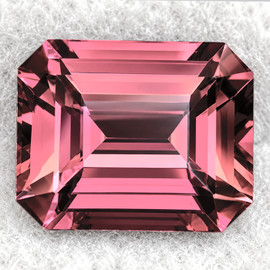 7x6 mm { 1.39 cts } Octagon Emerald Cut Best AAA Neon Natural AAA Padparadscha Pink Rhodolite Garnet {Flawless-VVS1}--AAA Grade