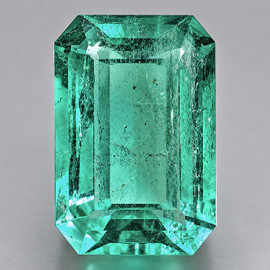 7x5 mm { 0.76 cts } Octagon Emerald Cut AAA Neon Natural Blue Green Emerald