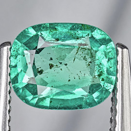 6x5 mm { 0.77 cts } Cushion AAA Neon Natural Blue Green Emerald { VS-SI }--AAA Grade