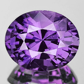 6.5x5.5 mm { 1.05 cts } Oval AAA Fire Intense Purple Spinel Natural {Flawless-VVS}--AAA Grade