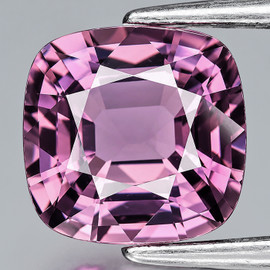 6.00 mm { 1.00 cts } Cushion Extreme Brilliancy AAA Violet Pink Spinel Natural {Flawless-VVS}--AAA Grade