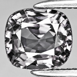 6x5.5 mm { 0.86 cts } Cushion AAA Fire Natural Titanium Spinel {Flawless-VVS}