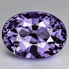 6.5x5 mm { 0.92 cts } Oval AAA Fire Natural Vivid Purple Spinel {Flawless-VVS}--AAA Grade