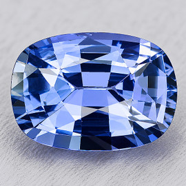 7x5 mm { 0.98 cts} Cushion Extreme Brilliancy Natural Top Blue Ceylon Sapphire {Flawless-VVS}--AAA Grade